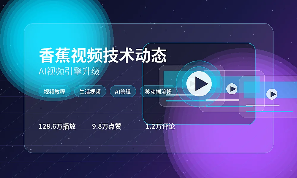 香蕉视频AI视频引擎升级品牌动态图